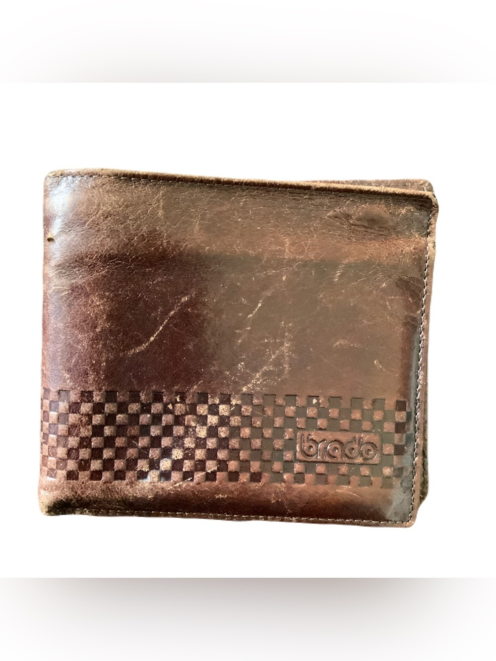 Brado Italy Brown Leather Men's Bifold Wallet